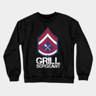 BBQ Grill Sergeant American Cook Barbecue Grilling Crewneck Sweatshirt